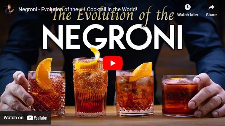 The Evolution of the Negroni Cocktail Over 163 Years